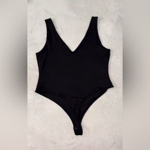 NWOT Black Contour Sleeveless Bodysuit